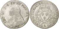 Frankreich Ecu Münze, Louis XV, Écu aux branches d'olivier, Bayonne -