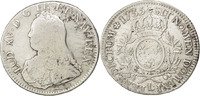 Frankreich Ecu Münze, Louis XV, Écu aux branches d'olivier, Bayonne -