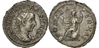 Antoninianus Münze, Gordian III, Rome, VZ, Billon, RIC:200 -