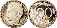 Italien 100 Lire Münze, Rome, Proof, STGL, Copper-nickel, KM:159 -