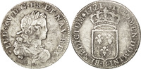 Frankreich 1/3 Ecu Münze, Louis XV, 1/3 Écu de France, Rouen, S -