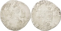 Spanische Niederlande Escalin Münze, Flanders, Bruges, S+, Silber -