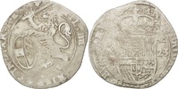 Spanische Niederlande Escalin Münze, BRABANT, Brabant, S+, Silber -