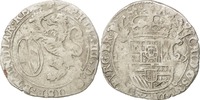 Spanische Niederlande Escalin Münze, BRABANT, Brabant, SS, Silber -