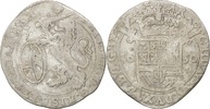 Spanische Niederlande Escalin Münze, BRABANT, Brabant, S+, Silber -