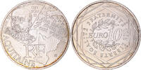 Frankreich 10 Euro Aquitaine, Paris, VZ+, Silber, KM:1863 -