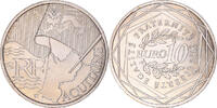 Frankreich 10 Euro Aquitaine, Paris, VZ+, Silber, KM:1645 -