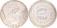 Frankreich 10 Euro Bretagne, Euros des régions, Paris, UNZ, Silber -