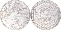 Frankreich 10 Euro Bretagne, Euros des régions, Bretagne, UNZ, Silber -