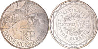 Frankreich 10 Euro Basse Normandie, Paris, UNZ, Silber, KM:1729 -