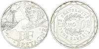Frankreich 10 Euro Bretagne, Paris, UNZ, Silber, Gadoury:EU514, KM:1866 -