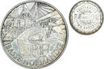 Frankreich 10 Euro Basse Normandie, Paris, SS+, Silber, KM:1729 -