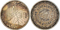 Frankreich 15 Euro Semeuse, VZ, Silber, Gadoury:2, KM:1535 -