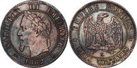 Frankreich 2 Centimes Münze, Napoleon III, Napoléon III, Bordeaux, VZ -
