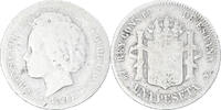 Spanien Peseta Alfonso XIII, Silber, S, KM:702 -