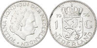 Niederlande Gulden Münze, Juliana, Utrecht, SS, Silber, KM:184 -
