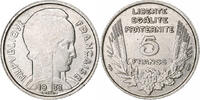 Frankreich 5 Francs Bazor, Paris, Nickel, S+, Gadoury:753, KM:887 -