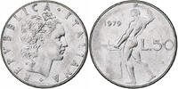Italien 50 Lire Rome, SS, Stainless Steel, KM:95.1 -