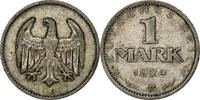 Deutschland, Weimarer Republik Mark Stuttgart, S+, Silber, KM:42 -