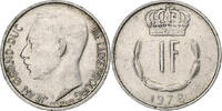 Luxemburg Franc Jean, S+, Kupfer-Nickel, KM:55 -