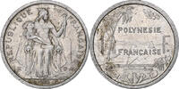 French Polynesia Franc Paris, Aluminium, S+, KM:11 -