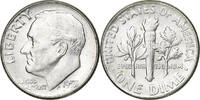Vereinigte Staaten Dime Roosevelt Dime, U.S. Mint, BU, Silber, UNZ -