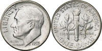Vereinigte Staaten Dime Roosevelt Dime, U.S. Mint, BU, Silber, UNZ -