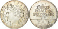 Frankreich 100 Francs Münze, VZ+, Silber, KM:P999, Gadoury:237.P1 -