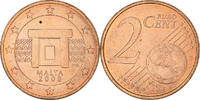 Malta 2 Euro Cent Paris, UNZ, Copper Plated Steel, KM:126 -