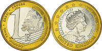 United Kingdom Euro Fantasy euro patterns, Proof, STGL, Bi-Metallic -