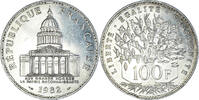 Frankreich 100 Francs Münze, Panthéon, Paris, VZ, Silber, KM:951.1 -