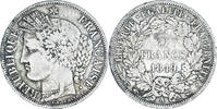 Frankreich 5 Francs Münze, Cérès, Paris, S+, Silber, KM:761.1 -