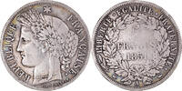 Frankreich 5 Francs Münze, Cérès, Paris, S+, Silber, KM:761.1 -