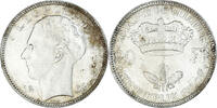 20 Francs, 20 Frank 1935 Belgien Münze, VZ, Silber, KM:105 VZ