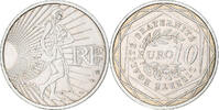 Frankreich 10 Euro Monnaie de Paris, Paris, VZ, Silber, Gadoury:EU337 -