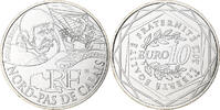 Frankreich 10 Euro Nord-Pas de Calais, Paris, UNZ+, Silber, KM:1880 -