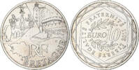 Frankreich 10 Euro Paris, Bretagne, UNZ, Silber, KM:1730 -