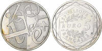 Frankreich 5 Euro Liberté, Paris, VZ, Silber -