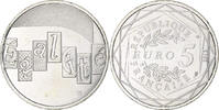 Frankreich 5 Euro Egalité, UNZ, Silber, Gadoury:EU646 -