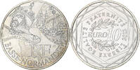 Frankreich 10 Euro Basse Normandie, Paris, VZ+, Silber, KM:1865 -