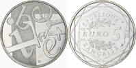 Frankreich 5 Euro Liberté, Paris, UNZ, Silber -
