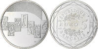 Frankreich 5 Euro Egalité, UNZ, Silber, Gadoury:EU646 -