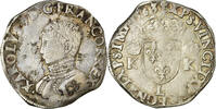 Frankreich Teston Münze, Bayonne, SS, Silber, Sombart:4602 -