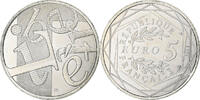 Frankreich 5 Euro Liberté, Paris, SS+, Silber -