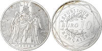 Frankreich 10 Euro Hercule, Paris, VZ+, Silber, Gadoury:EU590, KM:2073 -