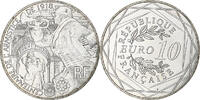 Frankreich 10 Euro Centenaire de l'Armistice 1918, UNZ, Silber -