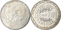Frankreich 10 Euro Monnaie de Paris, Auguste Rodin, Paris, VZ+, Silber -