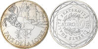 Frankreich 10 Euro Pays de la Loire, UNZ+, Silber -