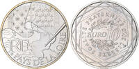 Frankreich 10 Euro Paris, Pays De La Loire, UNZ, Silber, KM:1665 -