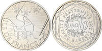 Frankreich 10 Euro Monnaie de Paris, Paris, UNZ+, Silber, Gadoury:EU399 -